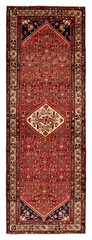 3’8″ x 10’7″ Vintage Hand-knotted Runner Rug Traditional Oriental Wool Carpet