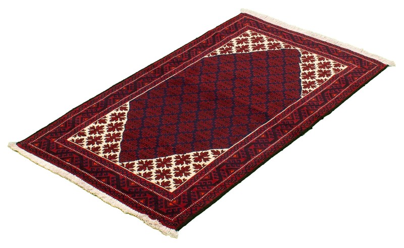 Vintage 3'3" x 5'7" Traditional Hand Knotted Vegetable Dye Wool Area Rug gallery