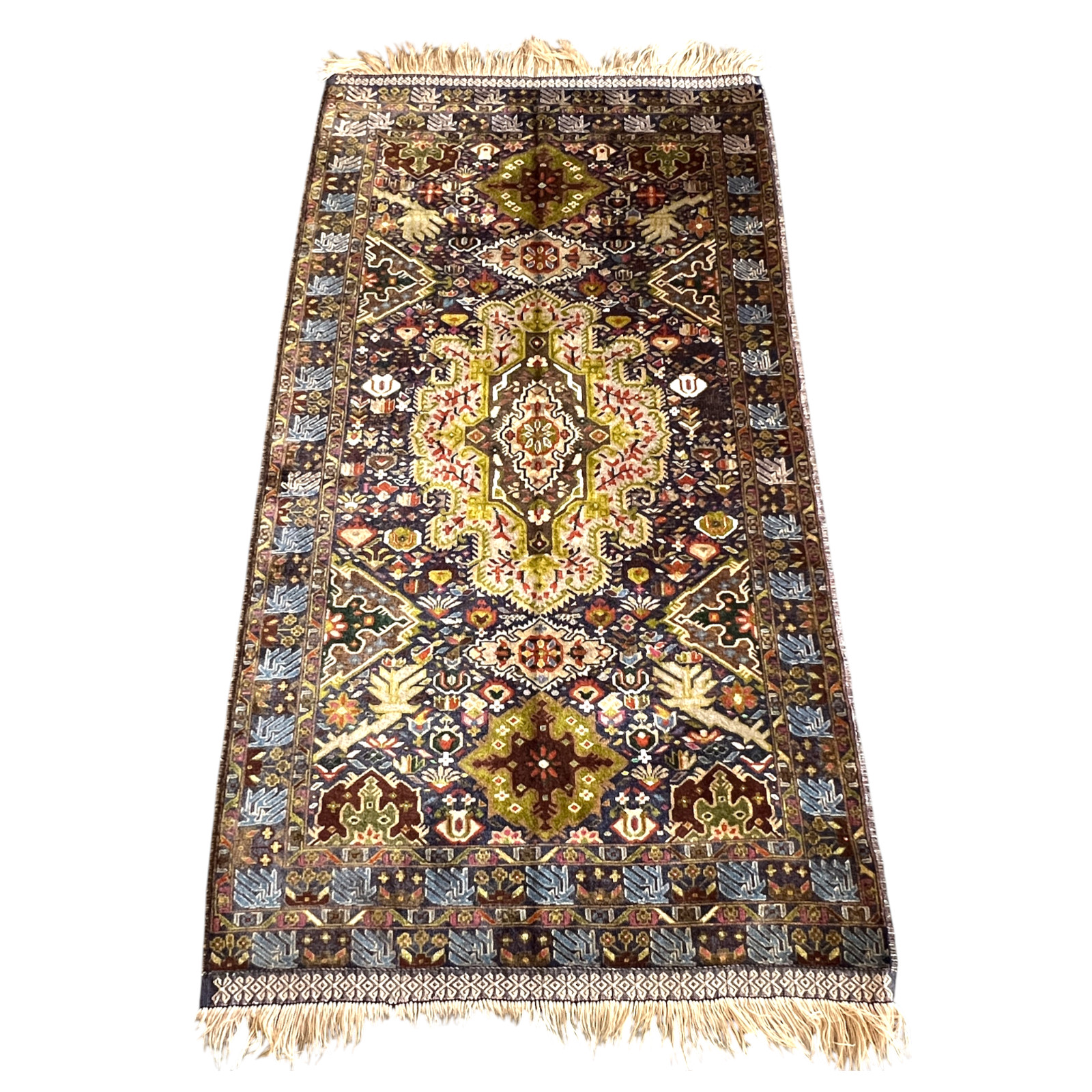Vintage Hand Knotted Area Rug Tribal Traditional Wool Carpet gallery