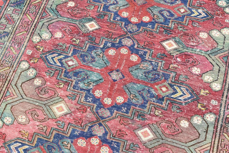 Caucasian Rug 62''x108'' Hand Woven 5x9 Antique Vintage Sumak Kilim 160x277cm gallery