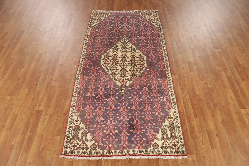Vintage Geometric Traditional Style Rug 4x8 ft Hand-knotted Wool Carpet gallery