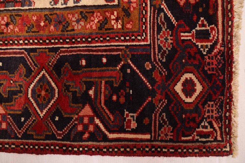 Vintage Traditional Hand-Knotted Area Rug 7'1" x 10'5" Oriental Wool Carpet gallery