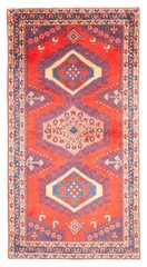 Vintage Traditional Hand-Knotted Area Rug 3’5″ x 6’7″ Oriental Wool Carpet