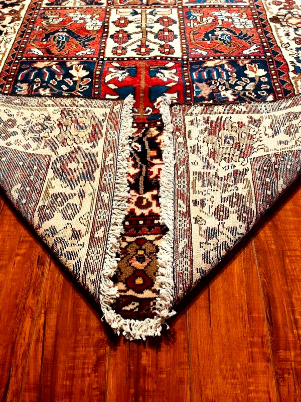 Exquisite 1960's Authentic Vintage Mint Hand Made Knotted Runner 11' x 3' ft gallery