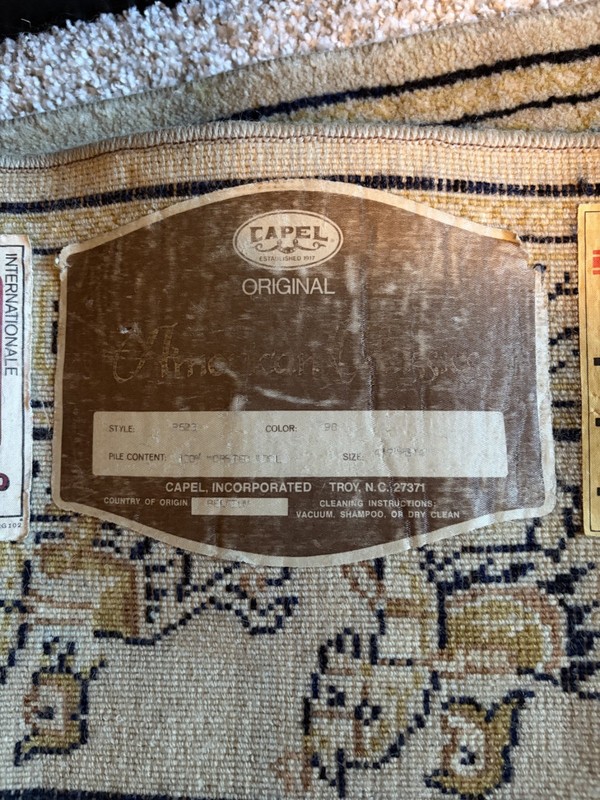 Vintage Louis de Poortere Samarkand Wool Rug – Made in Belgium – 4'7" x 6'2" gallery