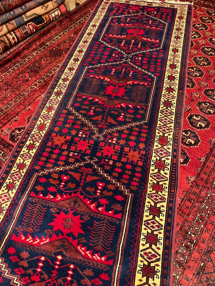 3 X 12 ft COLLECTORS' ITEM Antique Natural Vegetable Dye Anatolian Turkish Rug