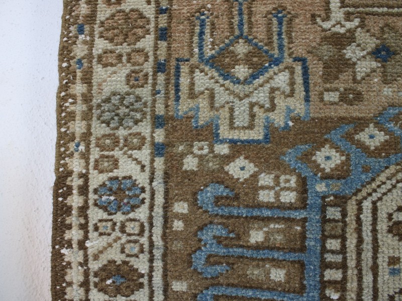 3x9 Ft Vintage Hand-Knotted Red Runner Rug 2'7" x 8'7" Handmade Wool Hallway Rug gallery