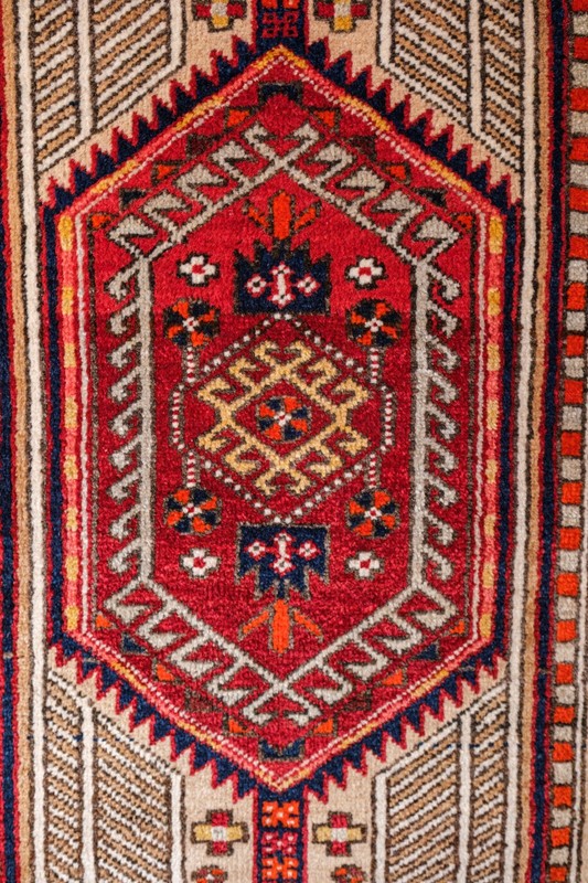 Classic Vintage Sarabi Runner – Handwoven Geometric Design 3.3ft x 7.2ft gallery