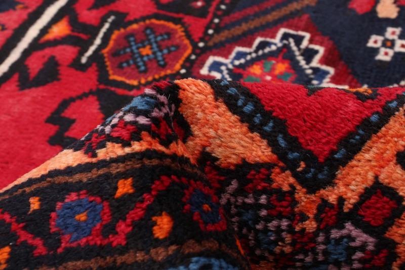 Vintage 3'10" x 6'2" Traditional Hand Knotted Vegetable Dye Wool Area Rug gallery