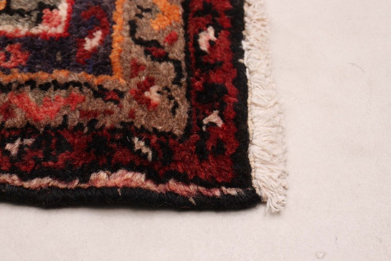 3'3" x 9'4" Vintage Hand-knotted Runner Rug Traditional Oriental Wool Carpet gallery