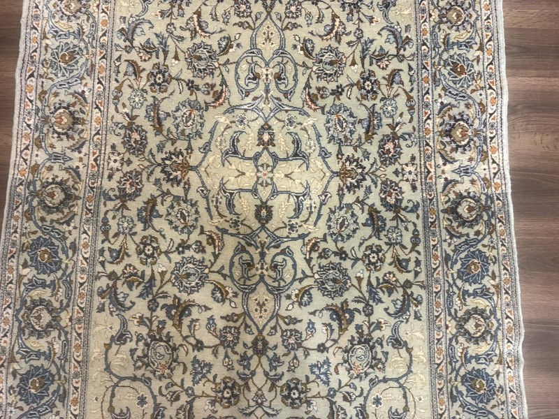 Per'sian Rug Uninque Colors 225 KPSI Light Green Light Blue Medium Size gallery