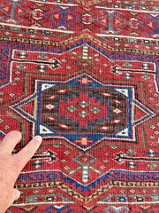 Auth: Ci 1850 Arabatchi Turkmen Main Rug Crivelli Salor Gul 5×10 Masterpiece