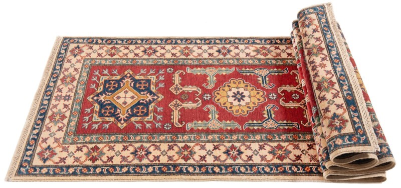 Kazak 288x84 cm Hand Knotted Oriental Fine Nomadic Carpet Rug Runner gallery