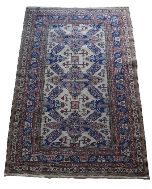 Azerbaijanian hand-knotted wool rug - Azeri - 118 cm x 176 cm - 46 in x 69 in gallery