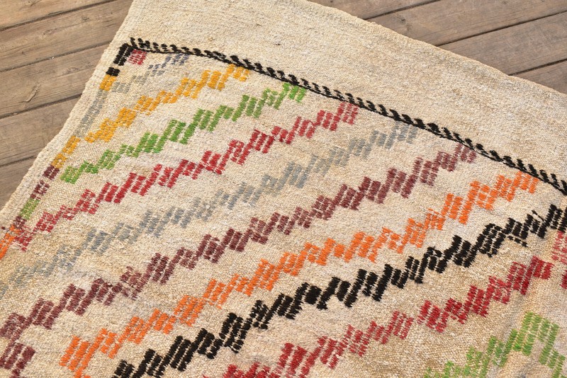 Turkish Kilim Rug 64''x98'' Handwoven 5x8 Konya Cicim Kilim 165x250cm Jajim Rug gallery