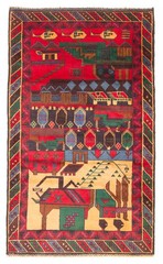 3’9″ x 6’6″ Vintage Hand Knotted Area Rug Traditional Oriental Wool Carpet
