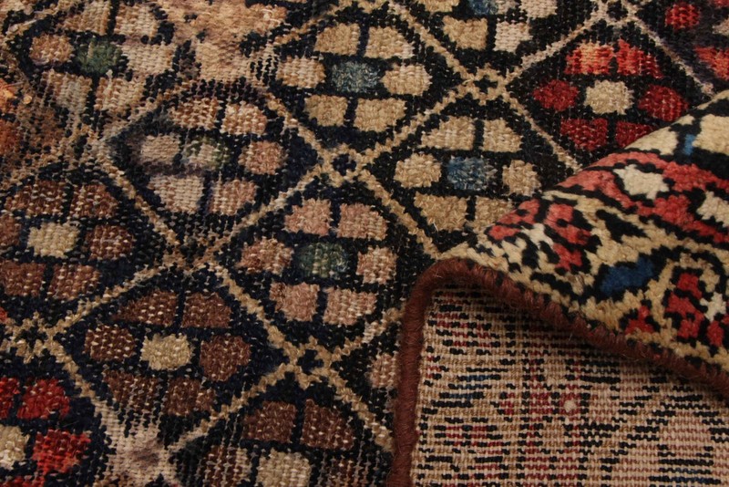 Vintage Traditional Hand-Knotted Area Rug 3'7" x 7'9" Oriental Wool Carpet gallery