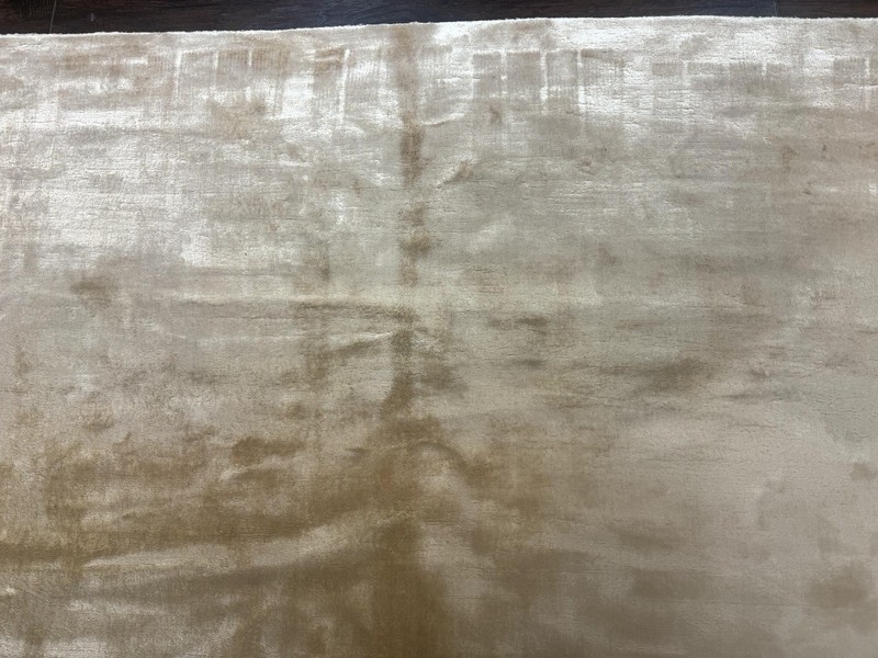 Silk Tibetan Rug 9x11, Handmade Silk Area Rug, Modern Contemporary Carpet gallery