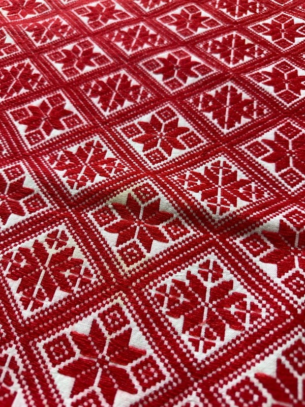 Antique Traditional Romanian Barabian Amazing,Kilim Green and Red geometrical gallery