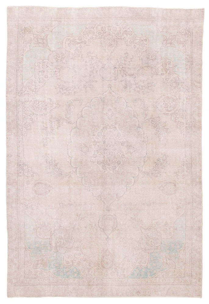Vintage 8'0" x 11'5" Traditional Hand Knotted Vegetable Dye Wool Area Rug