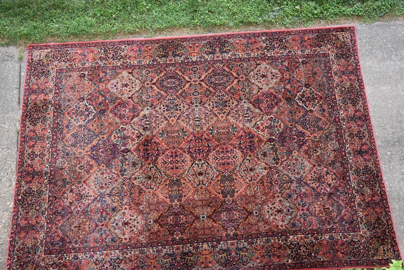 Vintage KARASTAN RUG 700 Series 717 Multi Color Panel Kirman 10x14 Nice gallery