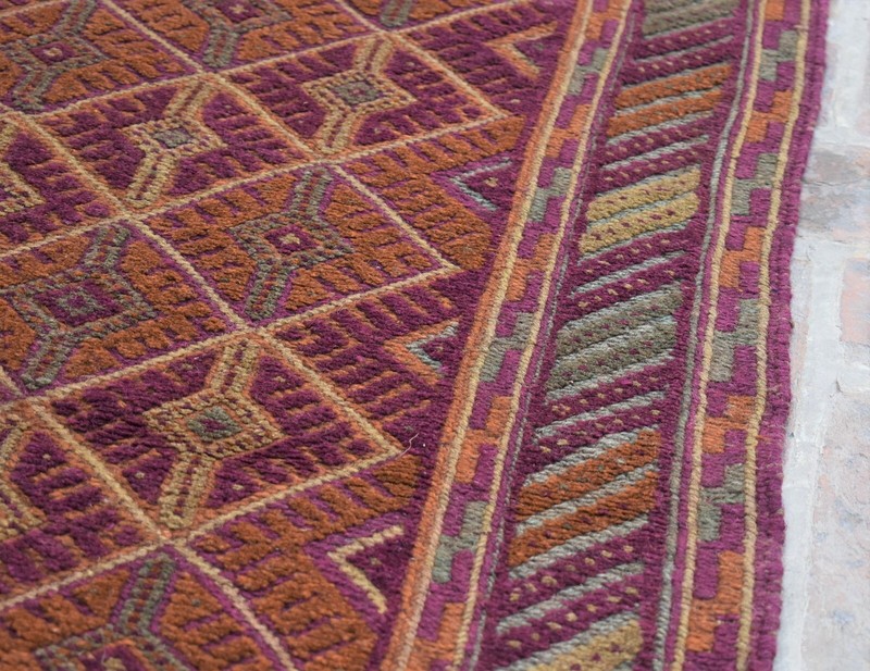 2x12 Ft Handmade Vintage Afghan Moshvani Hallway Runner Persian Wool Tribal Rug gallery