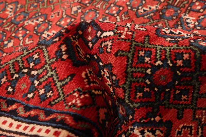 3'5" x 13'9" Vintage Hand-knotted Runner Rug Traditional Oriental Wool Carpet gallery