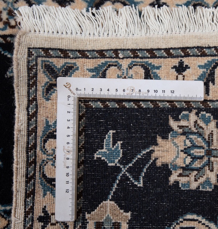 Nain 144x68 cm Hand Knotted Oriental Wool Carpet Runner Rug Blue gallery