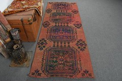 6 ft Runner Rug, 9×7, Flatweave Rugs, Bedroom Rug, 2, Turkish Rugs, Vintage Rug