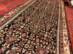 110 X 275 cm COLLECTORS ITEM Antique Karabagh Natural Vegetable Dye Caucasus Rug
