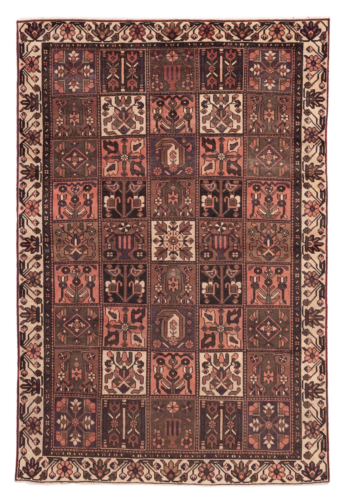 Vintage Traditional Hand-Knotted Area Rug 6'5" x 9'8" Oriental Wool Carpet gallery