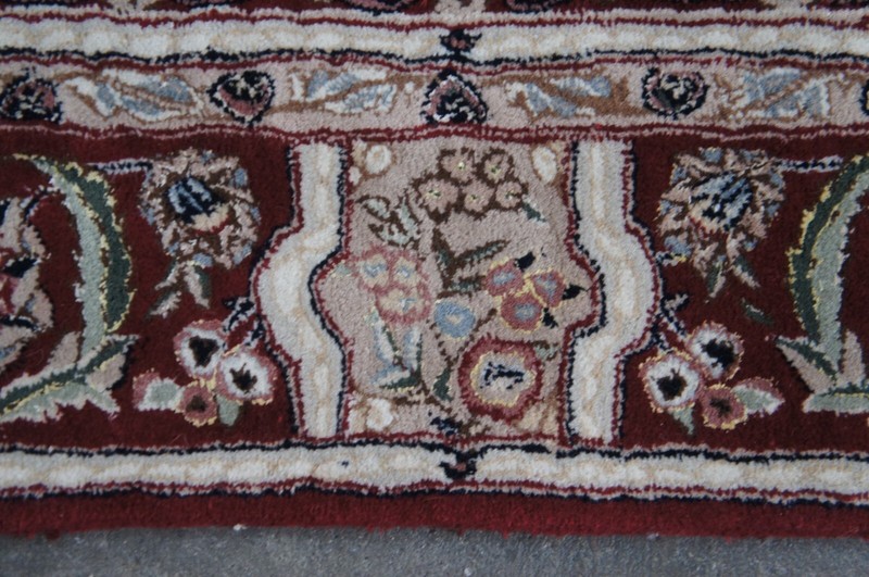 Vintage Chinese Oriental Sino Floral All Over Medallion Area Rug Carpet 5' x 8' gallery