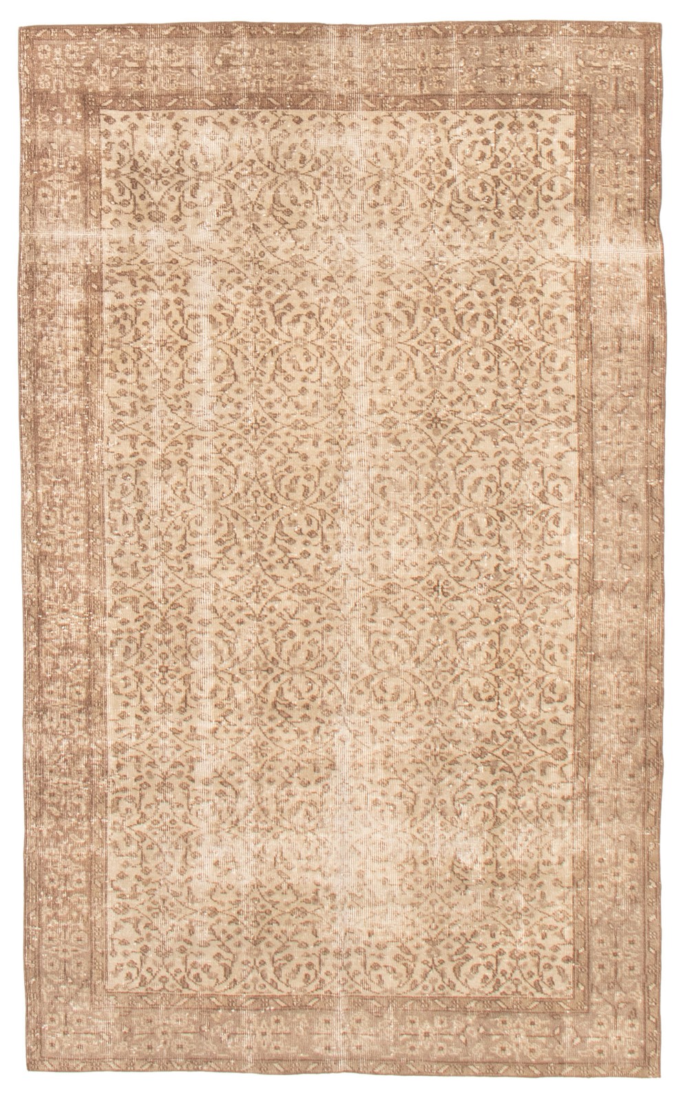 Vintage 5'1" x 8'4" Traditional Hand Knotted Vegetable Dye Wool Area Rug gallery