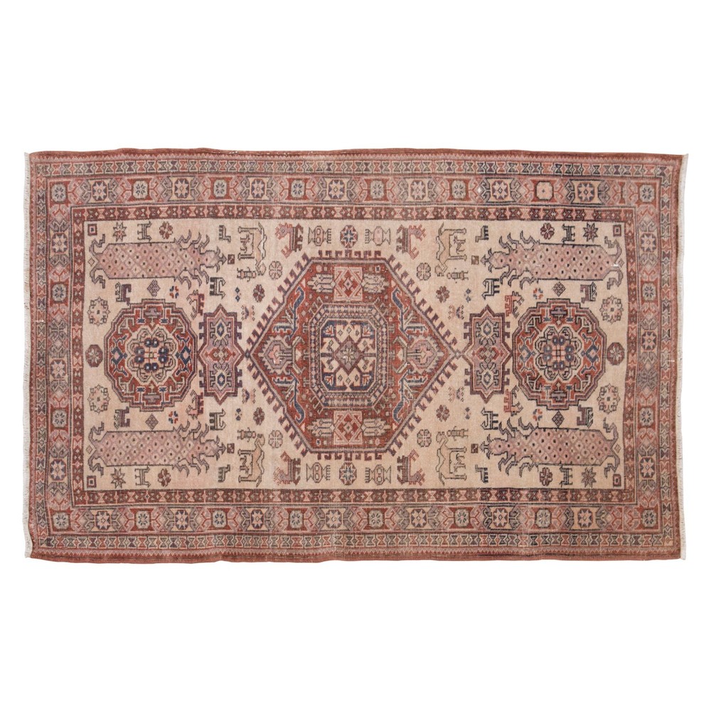 Turkish Rug, Vintage Rug, 4 x 6 feet, Oushak Rug, Antique Rug, Oriental Rug