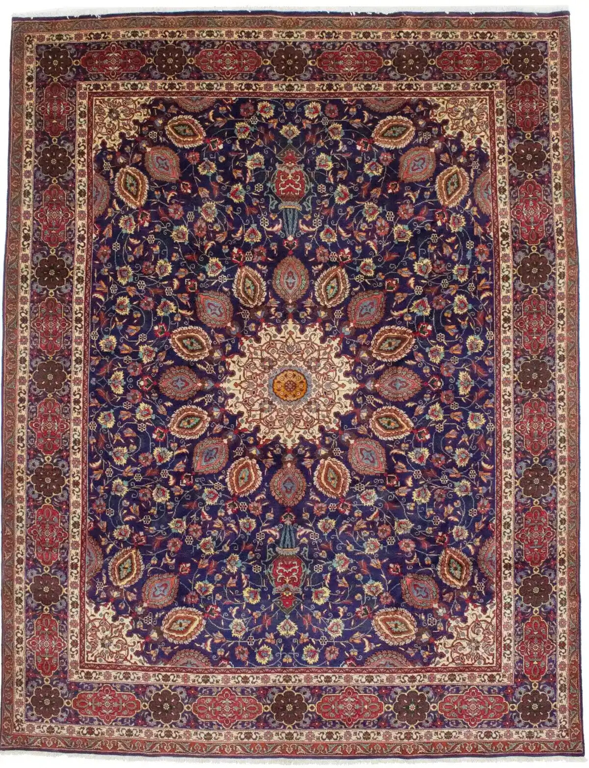 Rare Handmade Vintage Oriental Area Rug Floral Design Home Decor Carpet 10X13 ft gallery