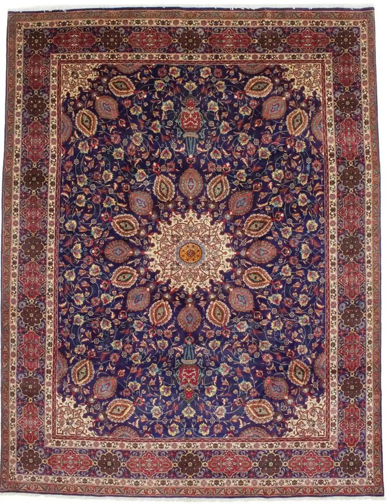 Rare Handmade Vintage Oriental Area Rug Floral Design Home Decor Carpet 10X13 ft