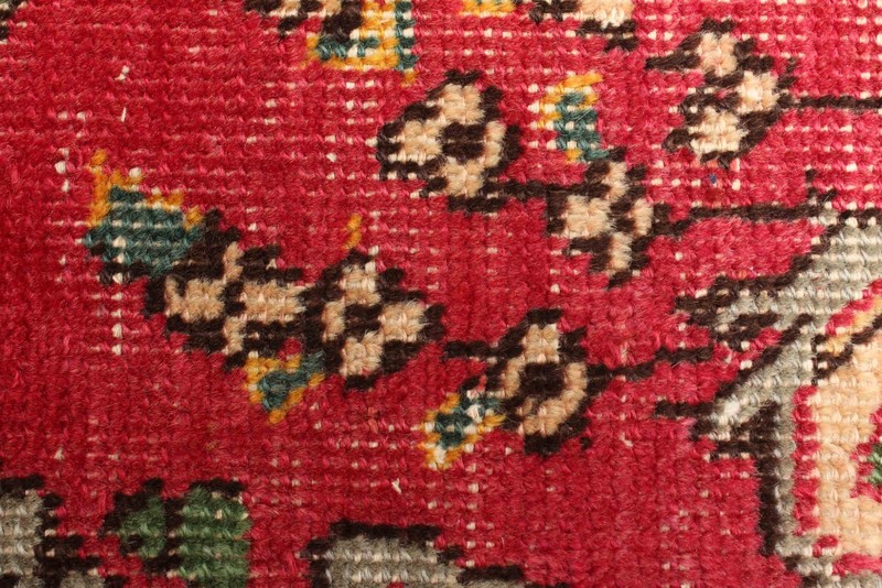 Vintage 3'1" x 4'10" Traditional Hand Knotted Vegetable Dye Wool Area Rug gallery