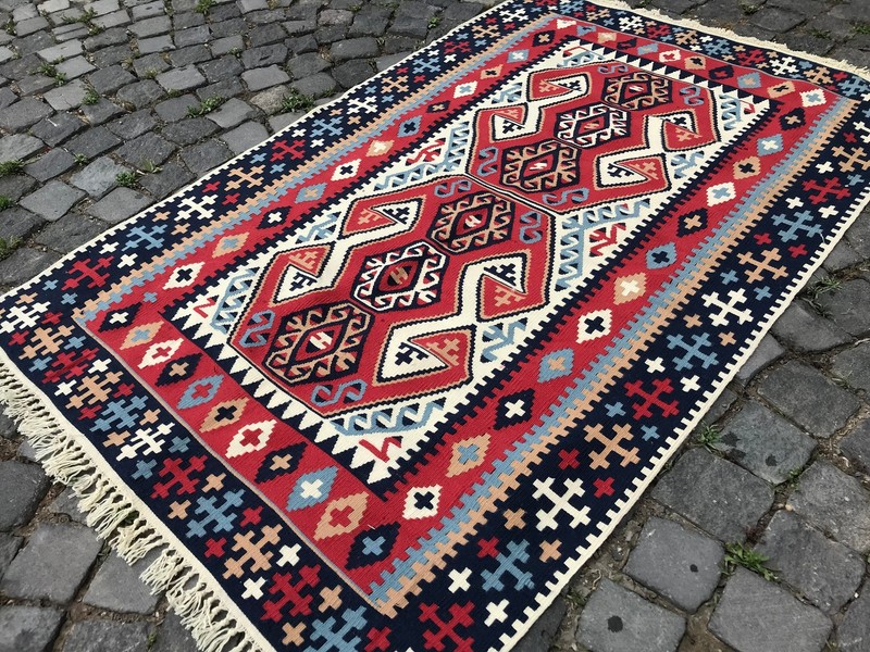 Handmade Rug Turkish Area Rug Vintage Rug Oushak Rug Antique Rug Bohemian Rug gallery