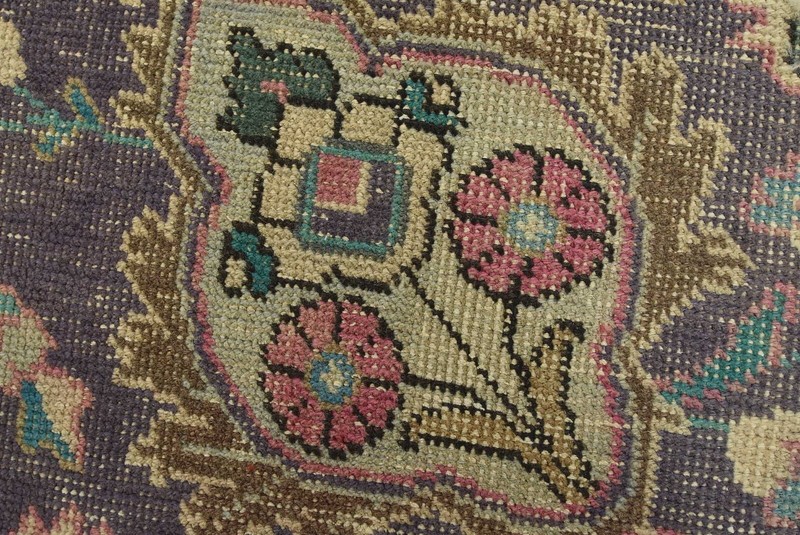 Vintage Anatolia 9’7” x 12’7” Pink Distressed Wool Hand-Knotted Oriental Rug gallery