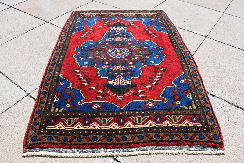 Turkish Rug 2'1'' x 3'0'' ft Vintage Rug Anatolian Cappadocia Area Small Rug gallery