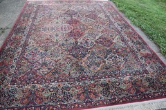 KARASTAN RUG 700 Series 717 Multi Color Panel Kirman 8.8×12 Very Nice KR913