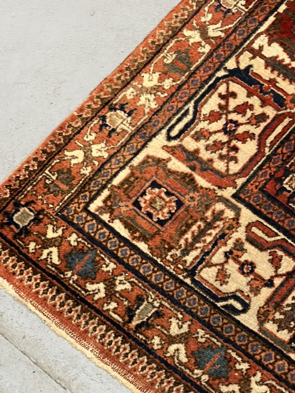 7.8x10.11 Distressed vintage Joshegan rug. Professionally Washed Low Pile. gallery