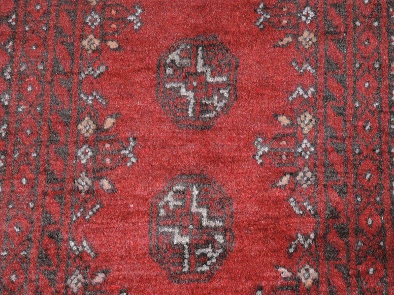 3x2ft. Handmade Bokharra Wool Rug gallery