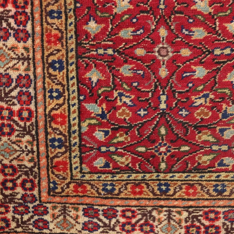 Antique Kaisery Carpet Cotton Wool Thin Knot Turkey 53 x 34 In gallery