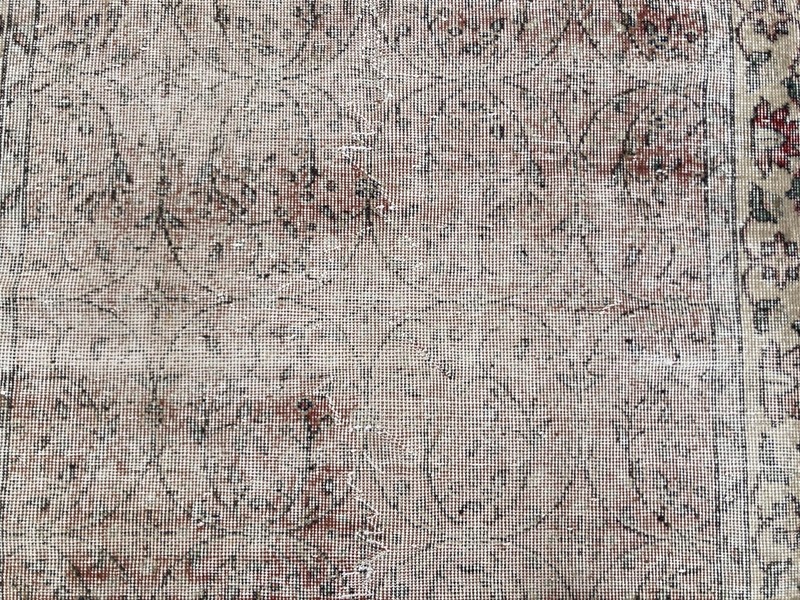 Red rug, Turkish Vintage rug, Large rug, Area rug, Living room rug, 4.1 x 7 ft gallery