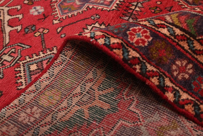 Vintage Hand-knotted Runner Rug 3'3" x 13'3" Traditional Oriental Wool Carpet gallery