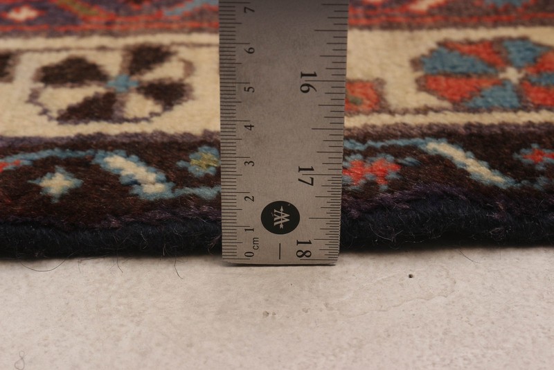3'3" x 9'10" Vintage Hand-knotted Runner Rug Traditional Oriental Wool Carpet gallery