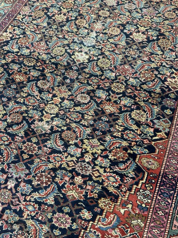 Impossibly Fine Antique Malayer Rug Circa 1900 All Vegetable Dyes 5’5 X 16 gallery