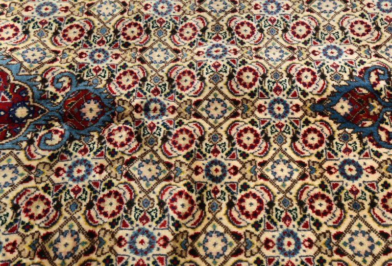 3'4X9'6 Hand-Knotted Oriental Runner Rug Floral Design Kitchen Decor gallery