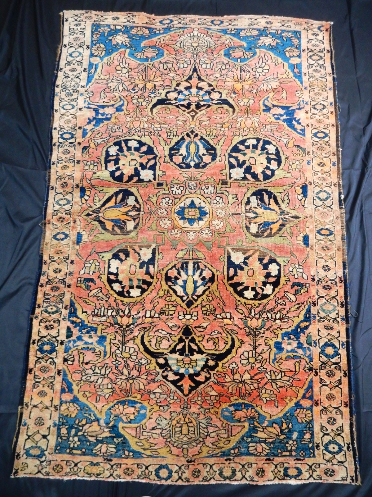 ANTIQUE KAZAK CAUCASIAN SHIRVAN HERIZ RUG CARPET FEREGHAN RUG ANTIKER TEPPICH gallery